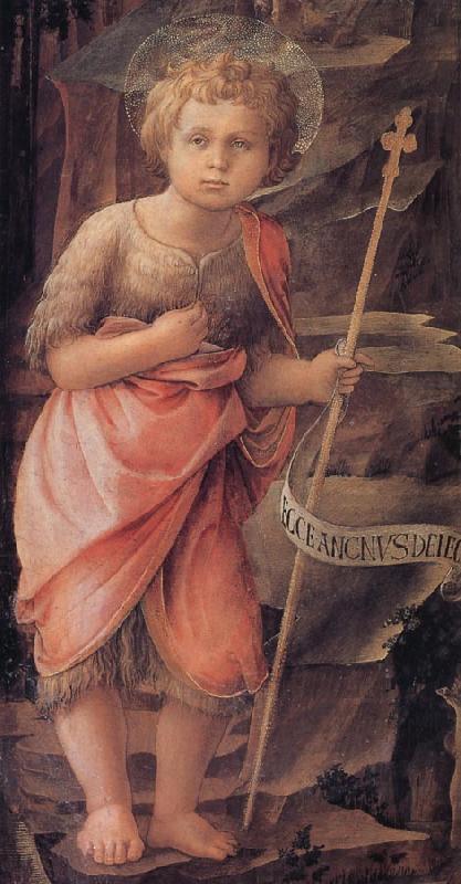 Fra Filippo Lippi Details of The Adoration of the Infant Jesus oil painting image